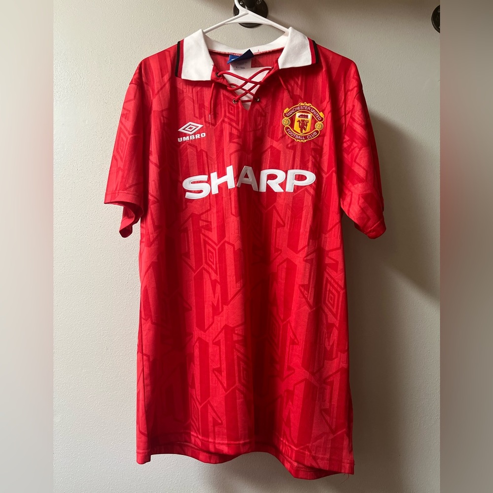 Roy Keane Manchester United 1992-1994 Home Kit